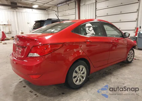 2016 Hyundai Accent Se из США, поврежденный, VIN KMHCT4AE4GU989876